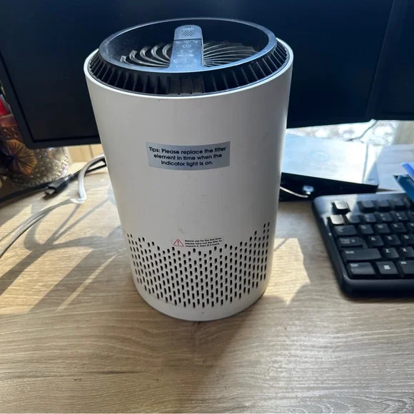 Aroeve White Air Purifier with Blue Light - Picture 2 of 5